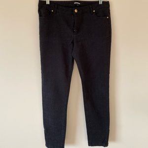 Black patterned Vintage Inspired Pants